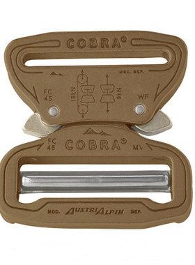 奥地利Austrialpin COBRA 45mm眼镜蛇扣腰带快拆扣适用4.5CM织带