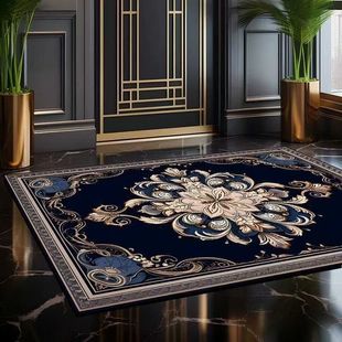 高端加厚大尺寸硅藻泥入户门玄关客厅地垫吸水防滑耐脏易打理地垫