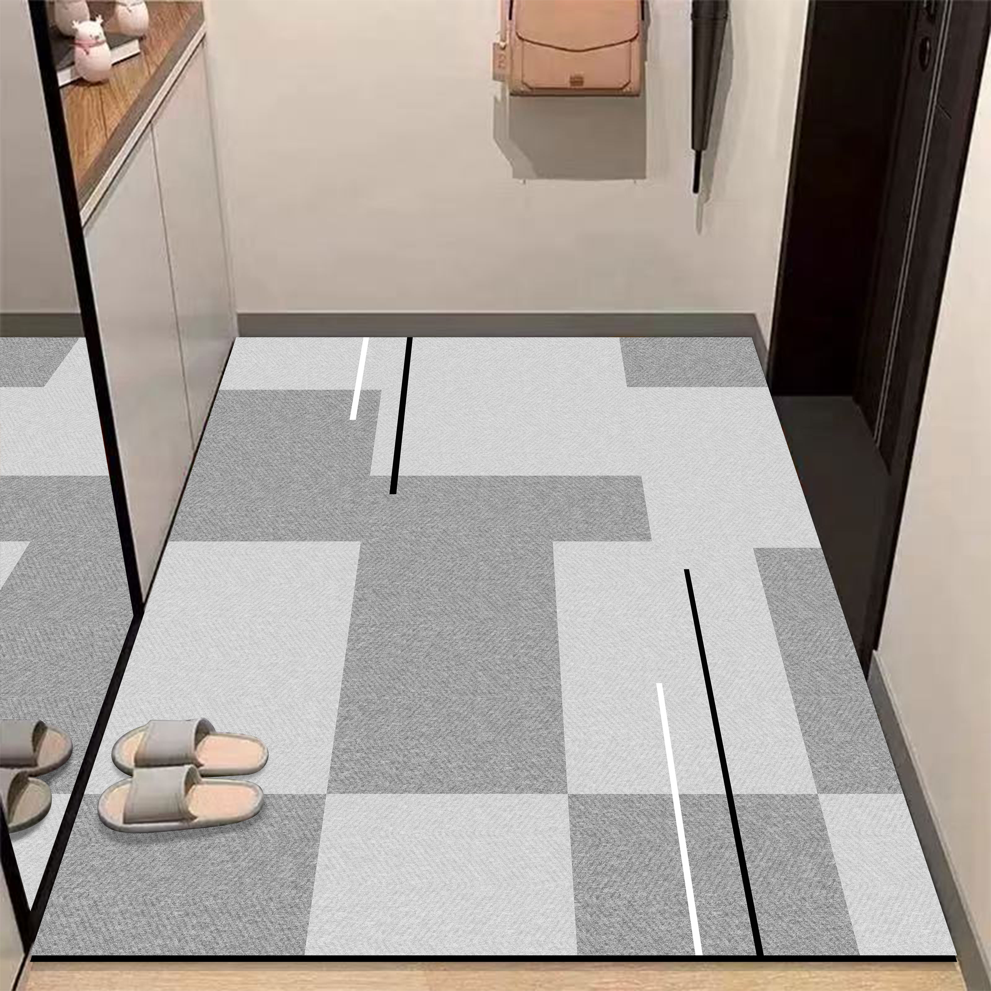 可裁剪硅藻泥超防滑吸水耐脏