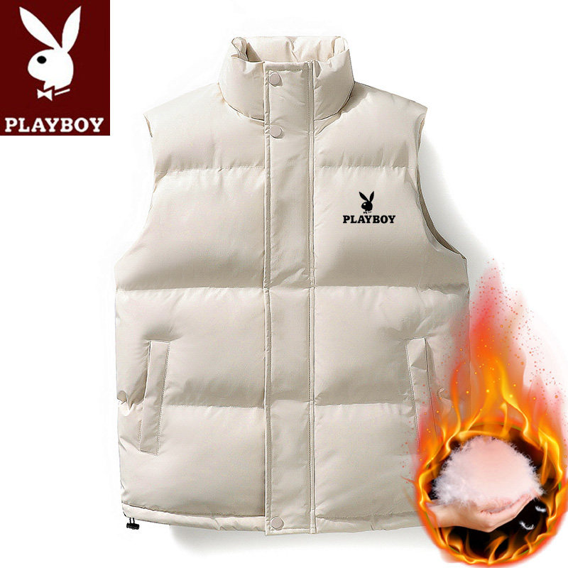 花花公子厚款秋冬立领男士羽绒棉马甲背心情侣马夹坎肩外套韩版潮,男装,常规马甲,淘宝优惠券,粉丝福利购,淘宝优惠卷