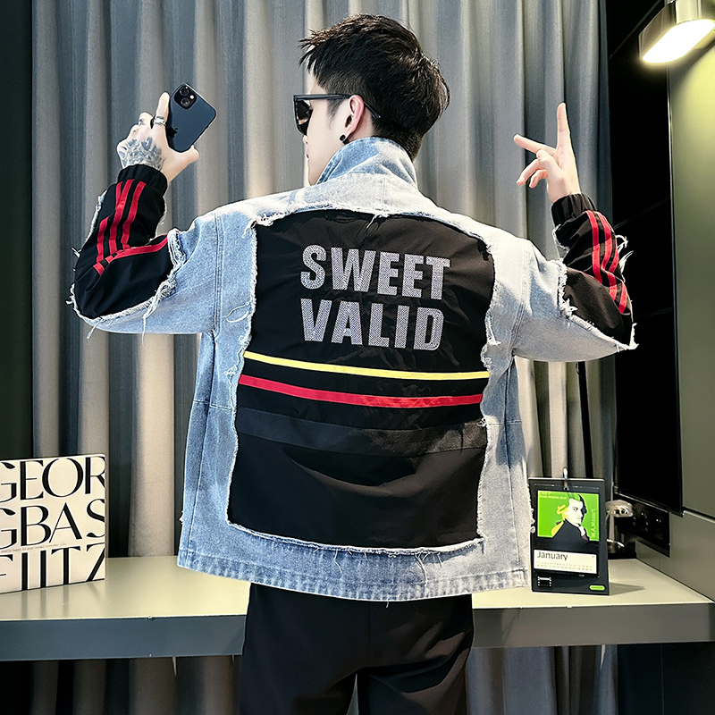 设计感夹克男款今年流行洋气上衣