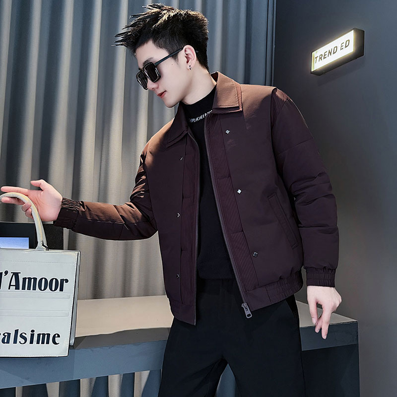 冬季短款羽绒服男装今年流行棉衣