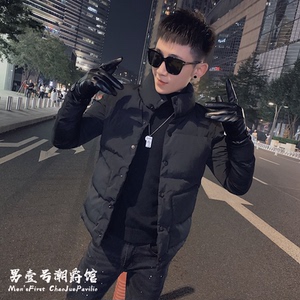 精神小伙羽绒服男士短款潮牌棉服2024新款爆款秋冬款棉衣痞帅外套