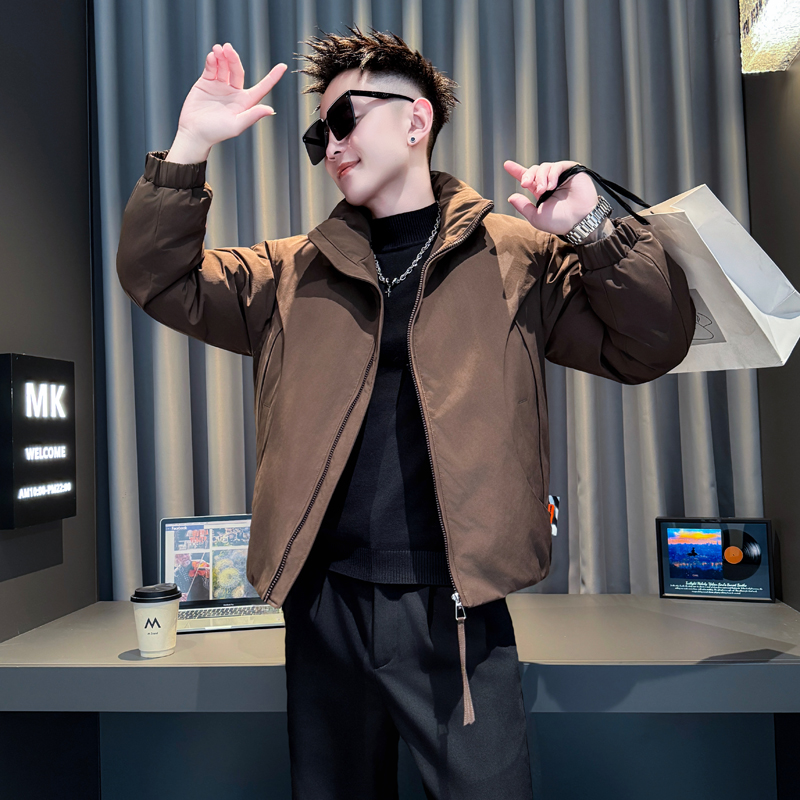 冬装痞帅棉服男装休闲今年羽绒服