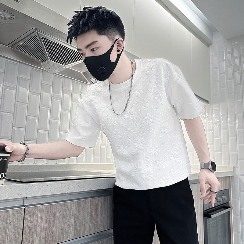 夏季短袖t恤男痞帅潮流帅气体恤