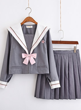 jk正统学生装水手服软妹日制襟线