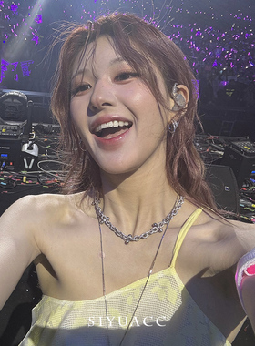 赵露思同款金属项链气质锁骨链女