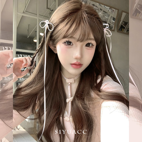 芭蕾风蝴蝶结飘带发夹甜美发饰女