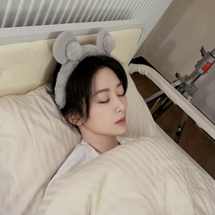 承欢记杨紫同款可爱猫耳朵毛绒发箍麦承欢洗脸化妆头箍发饰头饰女