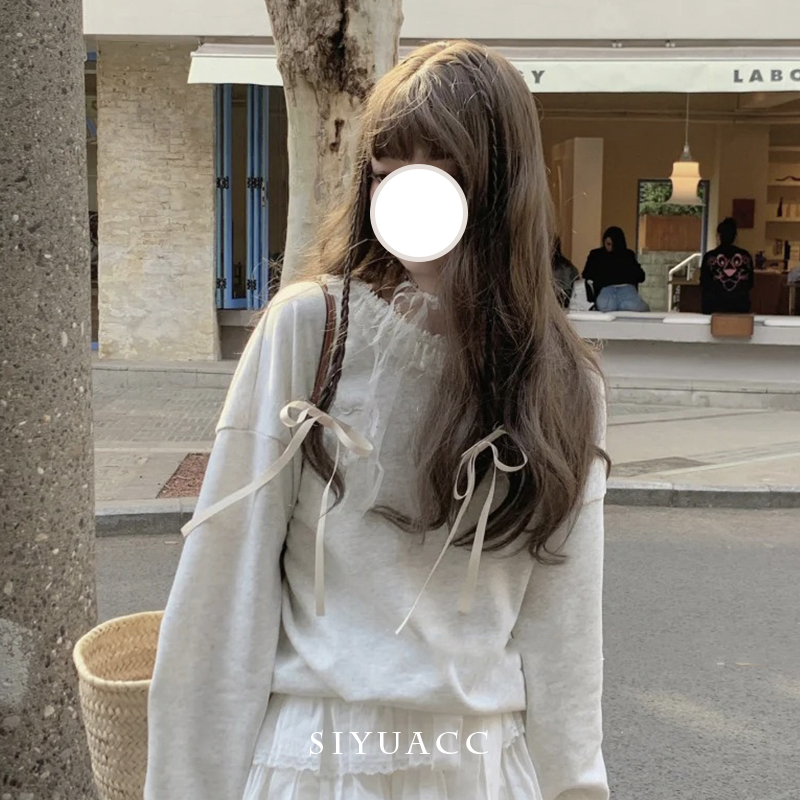 芭蕾风蝴蝶结飘带发夹甜美发饰女