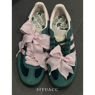 可爱粉色丝带鞋带蝴蝶结鞋扣鞋饰