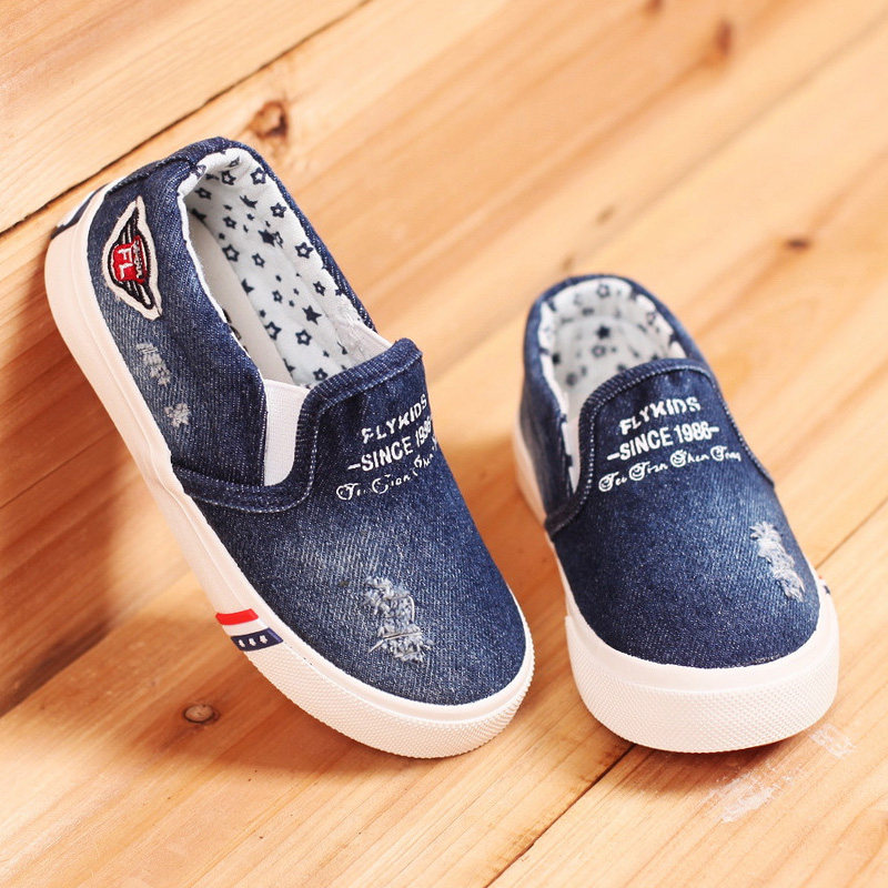 Chaussures enfants en toile suture de voiture pour printemps - semelle tendon - Ref 1037522 Image 3