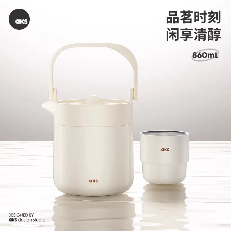 AKS保温壶新款茶水分离焖茶壶316不锈钢泡茶壶闷茶壶办公室暖水壶,餐饮具,保温壶,淘宝优惠券,粉丝福利购,淘宝优惠卷