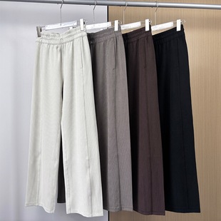 枫叶国同款softstreme罗纹瑜伽运动高腰直筒裤显瘦遮肉一条过冬