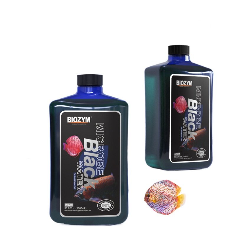 BIOZYM百因美生物黑水鱼缸龙鱼魟鱼软化水质稳定PH值促发色防跌酸