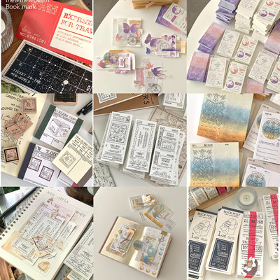 韩国mewmewbeam便签DIY手账素材