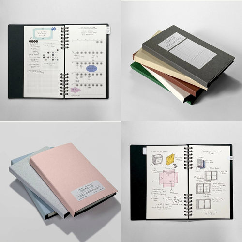 韩国flagg线圈月周计划手账本