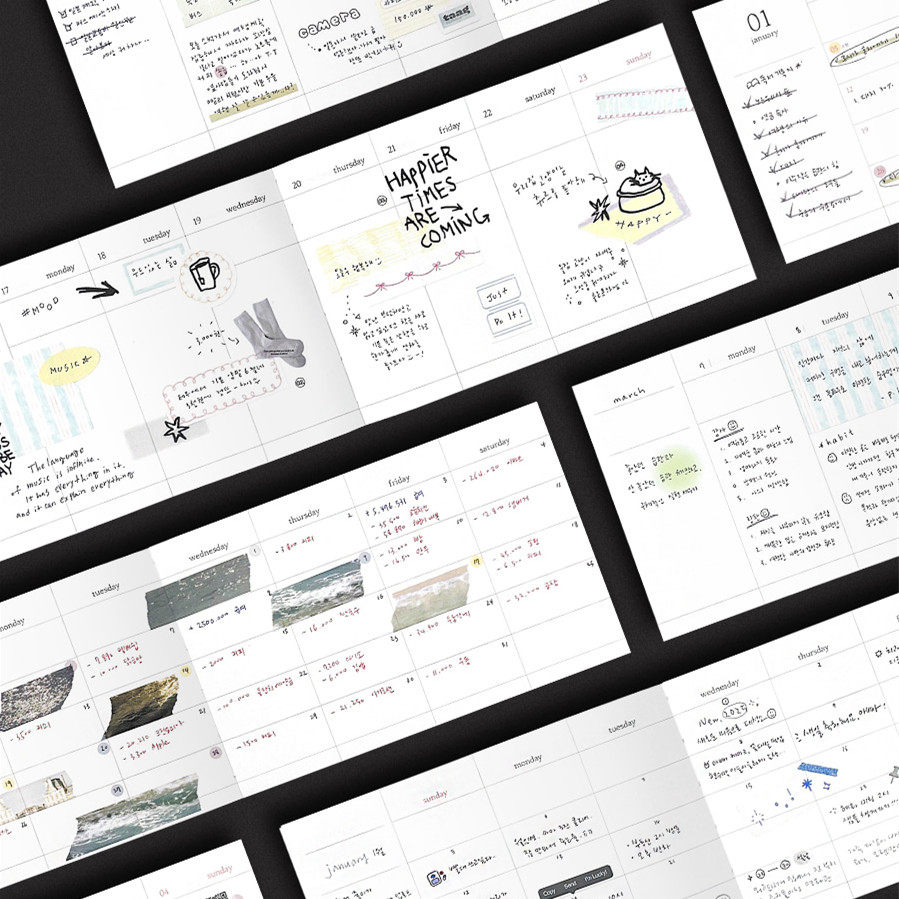 韩国wannathis2025周计划万年历