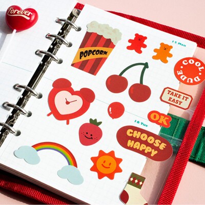 韩国文具可爱贴纸手帐装饰贴画