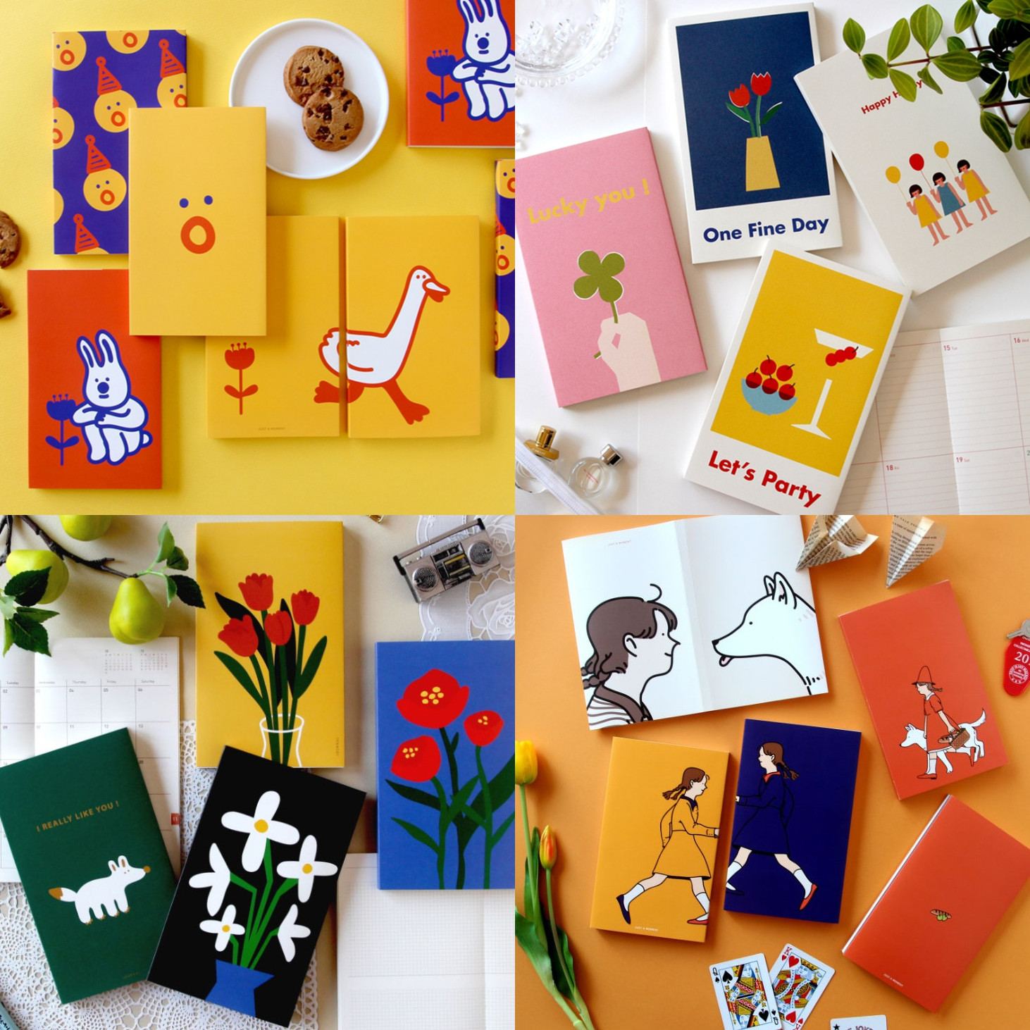 可爱韩国2022年周计划胶套日程本