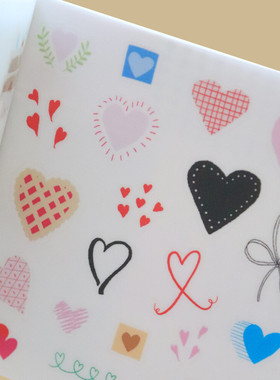 韩国Malgrecela可爱迷你装饰贴纸手账贴纸素材记事本心心果蔬贴画