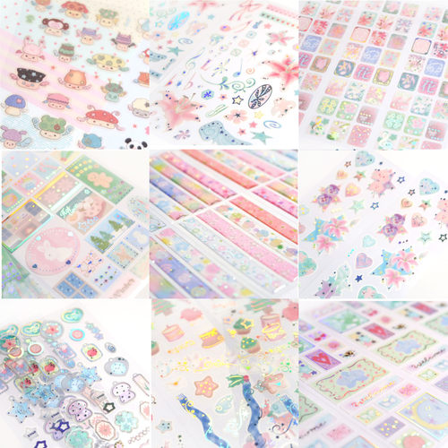 韩国st2krs可爱咕卡手账素材贴纸