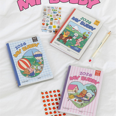 韩国DAILYLIKE2026周计划手账本