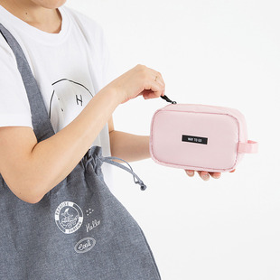 韩国A.shop日常便携化妆包洗漱包防水女式手提包化妆品收纳包M号