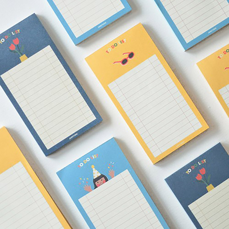 Jamstudio韩国文具 小清新周计划日程纸可撕便签本待办事宜备忘本