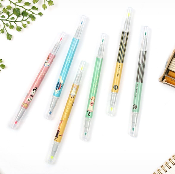 韩国bookfriends双头彩色荧光笔