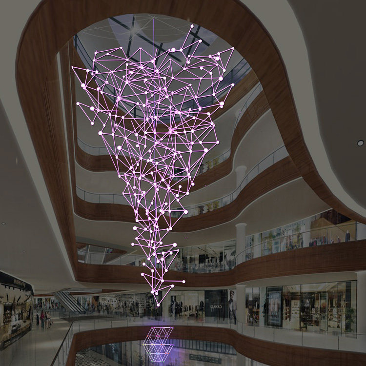 创意美术展览陈列博物馆文化馆艺术策展厅公共吊顶天花装置定制做