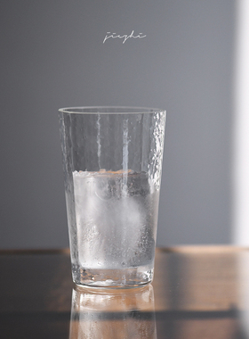 介直基本玻璃水杯耐热咖啡杯牛奶杯啤酒杯 TAI苔系列日用之器芥埴