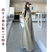 高个子加长版 高级感 超火春秋长款 风衣外套2025新款 女今年流行爆款