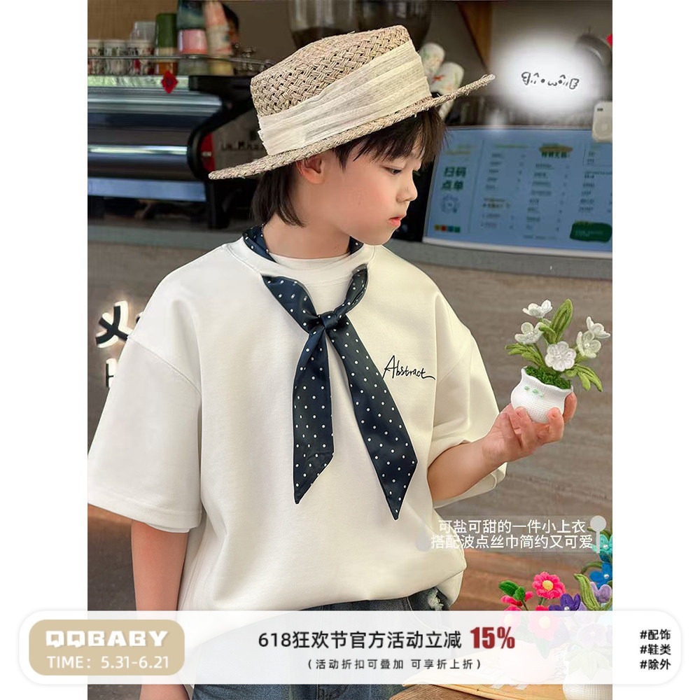男童短袖t恤夏季薄款韩系儿童T恤