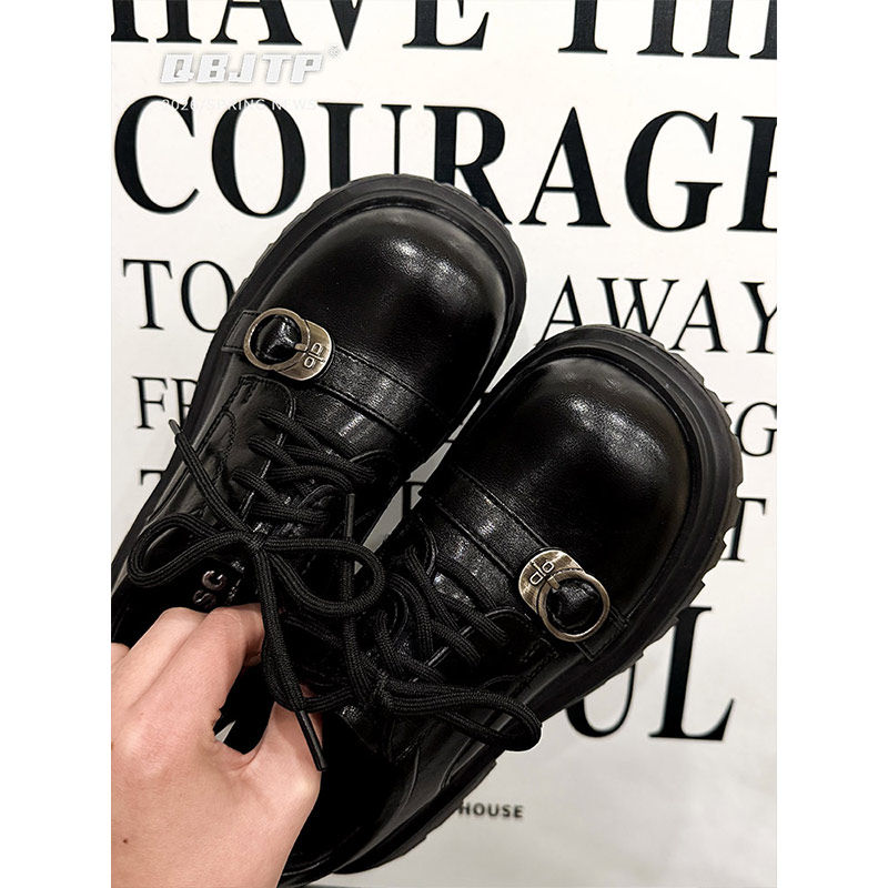 Q宝家童品1月新款 儿童朋克风皮鞋韩版男童女童复古厚底休闲单鞋,童鞋/婴儿鞋/亲子鞋,皮鞋,淘宝优惠券,粉丝福利购,淘宝优惠卷