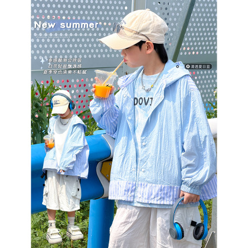 男童防晒外套夏季轻薄儿童防晒衣