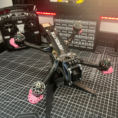 FlashSky aerolite全套3D打印件 5寸机保护垫减震脚垫GPS座天线座