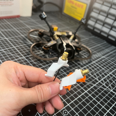 SpeedyBee Bee25O4Pro铝合金头改SMA天线打印件 双SMA接口
