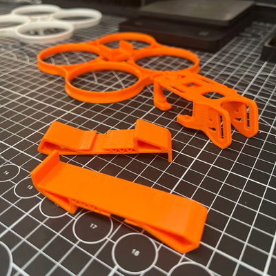 Pavo20电池保护垫Pavo20Pro通用电池底座保护壳FPV穿越机3D打印件