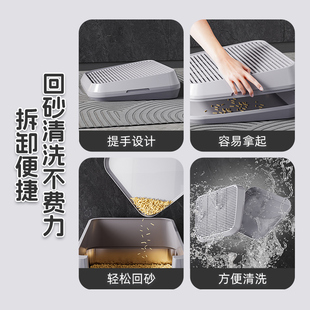妙爪屋猫砂垫防带出外溅猫垫子双层猫砂控砂垫猫厕所控砂台