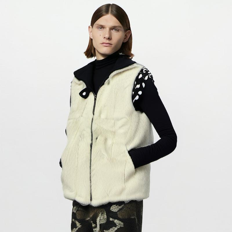 timechic水貂95鹅绒皮草马甲