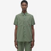 衬衫 时着 外套 新款 通勤短袖 科技醋酸凉感男士 高级感休闲上衣夏季