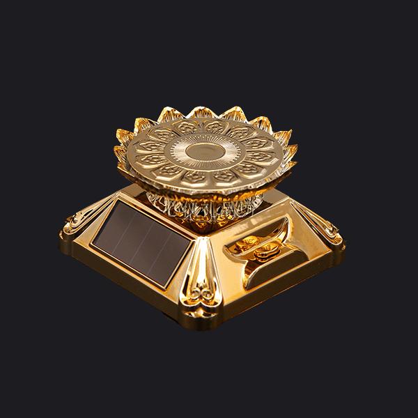 태양 회전 테이블 이중 목적 보석 옥 옥 연꽃 디스플레이 스탠드 보석 소품 건조 조롱박 턴테이블베이스