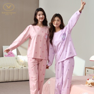 香旎思冬磨毛甜美卡通休闲家居服
