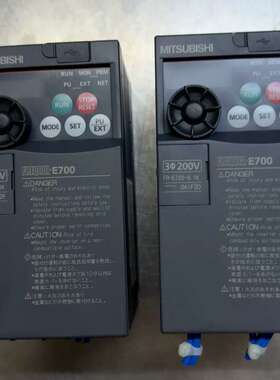 议价三菱变频器FR-E720-0.1K，220V三相，拆机备用机