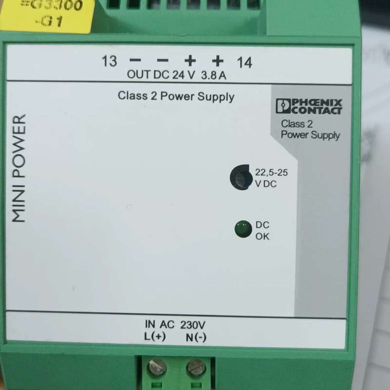 议价豪迈封边机上用，菲尼克斯直流电源，24V4A，全新。可议价
