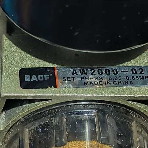 议价BAOF宝丰AW2000-02空气过滤减压阀，设定压力0.0