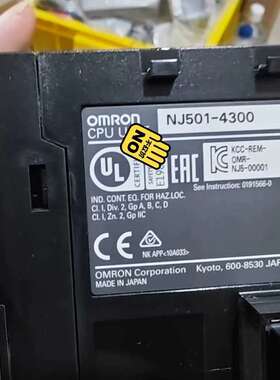 议价可充新欧姆龙PLC，NJ501-4300，数量1，单价400