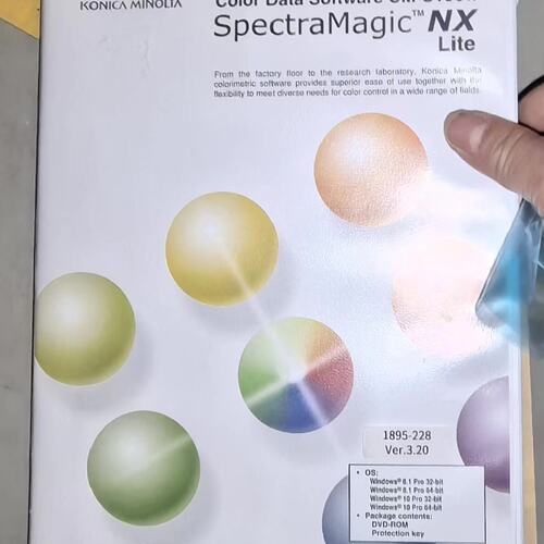议价CM-S100W 色差仪软件 SpectraMagic NX