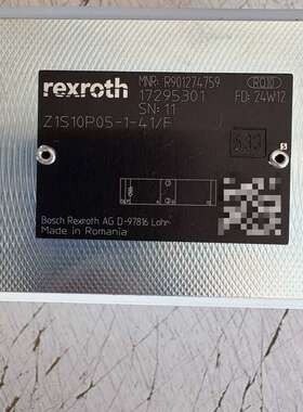 议价R901274759 Z1S10P05-1-4X/F力士乐品